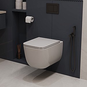 Унитаз подвесной Vincea Lina VT1-53T белый, безободковый, с крышкой микролифт, слив торнадо купить в интернет-магазине Sanbest