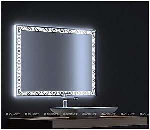 Зеркало LED De Aqua ТРЕНД 205770 120x75 в ванную от интернет-магазине сантехники Sanbest