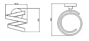 Держатель для фена Rav-Slezak COLORADO COA1200 хром купить в интернет-магазине сантехники Sanbest