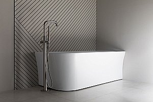 Смеситель для ванны Allen Brau Priority 5.31008-BN купить в интернет-магазине сантехники Sanbest