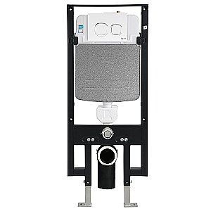 Унитаз с инсталляцией WeltWasser AMBERG 497 + KEHLBACH 004 GL-WT + AMBERG RD-WT купить в интернет-магазине Sanbest