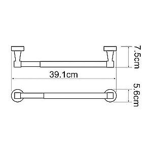Держатель бумажных полотенец WasserKRAFT Isen 4091 купить в интернет-магазине сантехники Sanbest