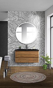 Тумба с раковиной BelBagno ALBANO 80 подвесная Rovere Rustico для ванной в интернет-магазине Sanbest