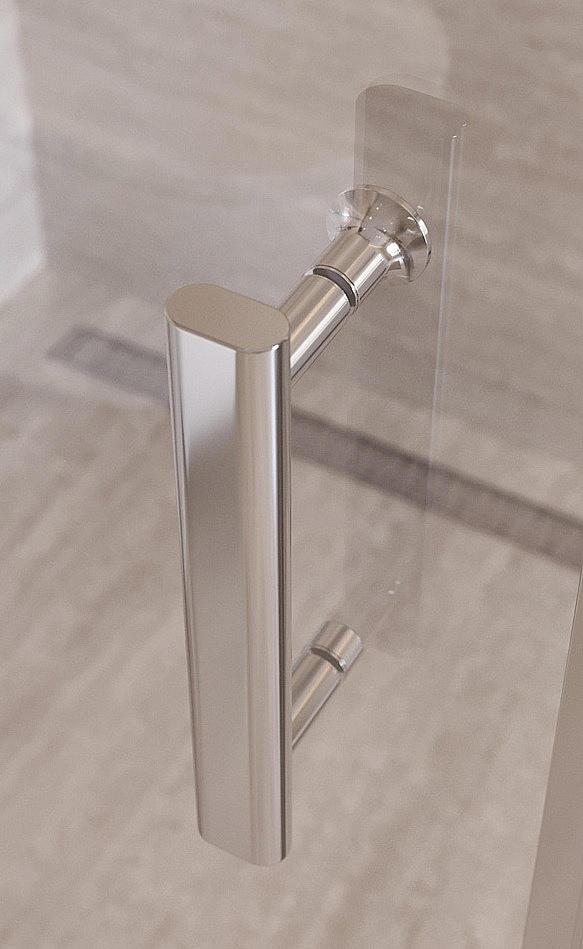 Душевой уголок BelBagno UNO-195-AHF-31-100/90-P-Cr стекло матовое/профиль хром купить в интернет-магазине Sanbest