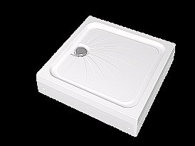 Душевой поддон Alex Baitler 90х90 ER9017H-1 белый купить в интернет-магазине Sanbest