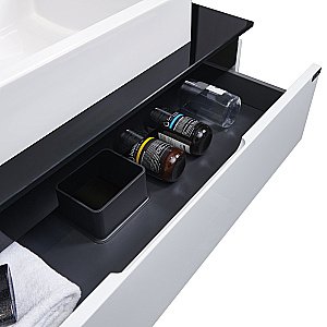 Комплект мебели с зеркалом Orans 60231800 180 белый глянцевый для ванной в интернет-магазине Sanbest