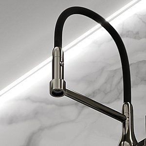 Смеситель для кухни Sancos Pride SC4011GG вороненая сталь купить в интернет-магазине сантехники Sanbest