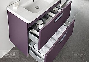 Тумба с раковиной Roca The Gap Original ZRU9302742 60 фиолетовый для ванной в интернет-магазине Sanbest