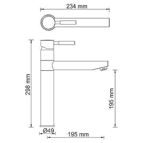 Смеситель для кухни WasserKRAFT A8137 купить в интернет-магазине сантехники Sanbest