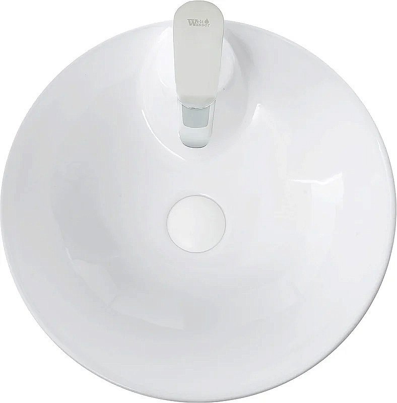 Раковина напольная WeltWasser WW LEERBACH 4242 GL-WT 42 белая купить в интернет-магазине Sanbest