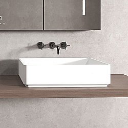 Раковина Abber Stein AS2634 белая матовая купить в интернет-магазине Sanbest