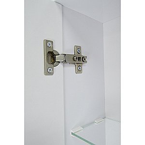 Зеркало со шкафом Loranto Моника 50 белое купить в интернет-магазине сантехники Sanbest