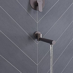 Душевая система BERGES NARDIS 3R 071009 оружейная сталь купить в интернет-магазине сантехники Sanbest