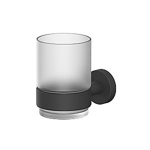 Стакан для зубных щеток WhiteCross Ergo ER2230BL черный матовый купить в интернет-магазине сантехники Sanbest