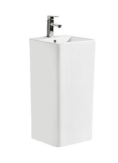 Раковина напольная Ceramalux N 40 P7004L белая купить в интернет-магазине Sanbest