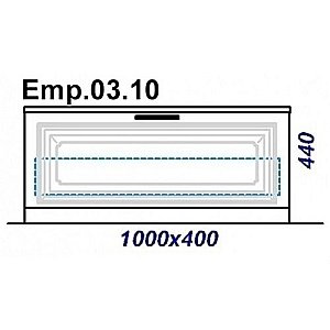 Тумба напольная AQWELLA Empire 100 для ванной в интернет-магазине сантехники Sanbest