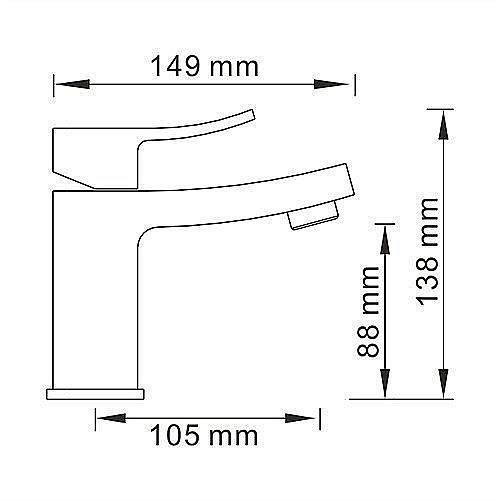 Смеситель для раковины WasserKRAFT Exter 1603 купить в интернет-магазине сантехники Sanbest