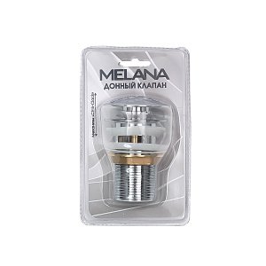 Донный клапан с переливом Melana MLN-335302CH в блистере/хром купить в интернет-магазине сантехники Sanbest