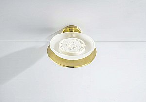 Мыльница Aquatek Оберон AQ4203BG стекло матовое/золото шлифованное купить в интернет-магазине сантехники Sanbest