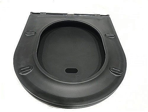 Унитаз подвесной CeramaLux 2197MB черный матовый безободковый, с крышкой микролифт купить в интернет-магазине Sanbest