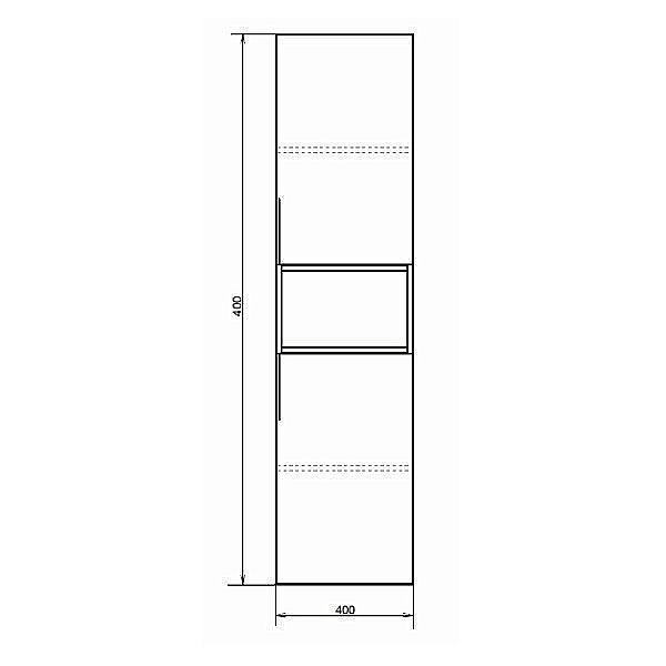 Пенал Comforty Франкфурт 40 для ванной в интернет-магазине сантехники Sanbest
