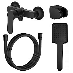 Смеситель для душа Azario ELVIS AZ-WWK338155PA черный матовый купить в интернет-магазине сантехники Sanbest