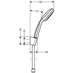 Душевая гарнитура Hansgrohe Croma 27575000 купить в интернет-магазине сантехники Sanbest
