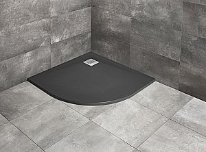 Душевой поддон Radaway Kyntos A antracite HKA8080-64 80x80 серый купить в интернет-магазине Sanbest