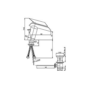 Смеситель для раковины PAINI Morgana 73PW211VR никель купить в интернет-магазине сантехники Sanbest