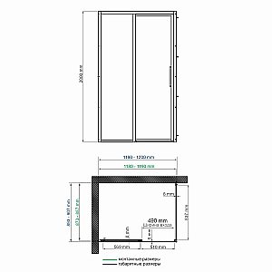 Душевой уголок WasserKRAFT Lopau 32S07L 120х90 стекло прозрачное/профиль серебро купить в интернет-магазине Sanbest