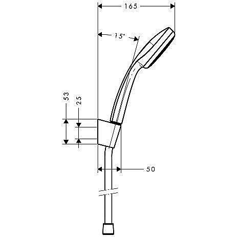 Душевая гарнитура Hansgrohe Croma 27575000 купить в интернет-магазине сантехники Sanbest