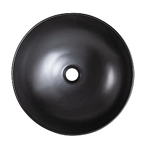 Раковина накладная BelBagno 41 BB1315-H301 черная матовая купить в интернет-магазине Sanbest