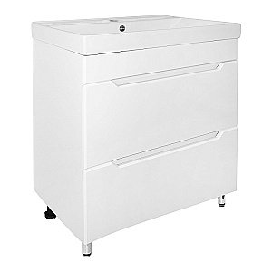 Тумба с раковиной Loranto Палермо CS00096750 70/2Н белая для ванной в интернет-магазине Sanbest