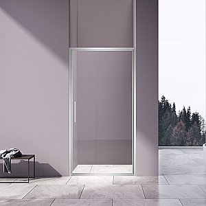 Душевая дверь Vincea Slim 8mm VDP-4SL900CL 90 профиль хром/стекло прозрачное купить в интернет-магазине Sanbest