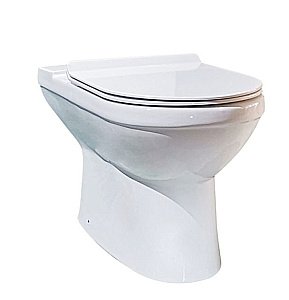 Унитаз-компакт Bravat NEW MOON CX2164W с бачком, с крышкой микролифт купить в интернет-магазине Sanbest