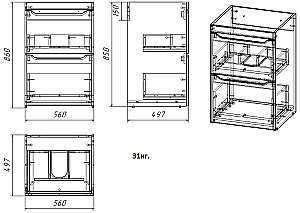 Инсталляция для унитаза Azario AZ-8010-1000 купить в интернет-магазине сантехники Sanbest