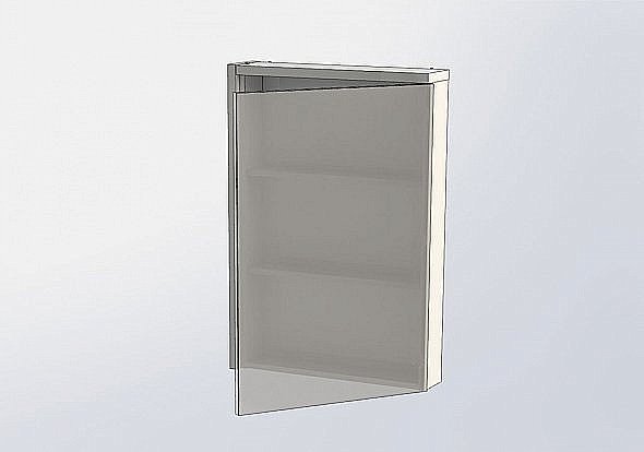 Зеркальный шкаф Aquanet Фостер 60 купить в интернет-магазине сантехники Sanbest