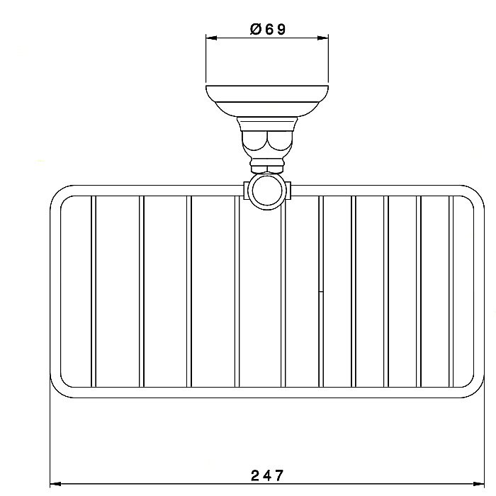 Мыльница Nicolazzi Accessori Classica 1493CR хром купить в интернет-магазине сантехники Sanbest