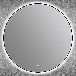 Зеркало Art&Max Sanremo AM-San-1000-DS-F-Nero в ванную от интернет-магазине сантехники Sanbest