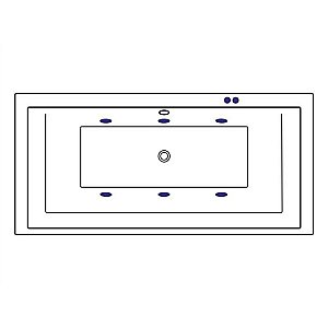 Ванна акриловая EXCELLENT Crown Grand SOFT WAEX.CRG19.SOFT.GL 190x90 белая с гидромассажем купить в интернет-магазине Sanbest