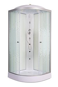 Душевая кабина DTO L 901  100х100 с гидромассажем купить в интернет-магазине Sanbest