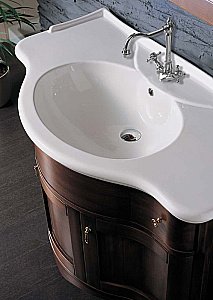 Раковина мебельная Azzurra Giunone 110 GIU200110/ALZA bi*1 белая купить в интернет-магазине Sanbest