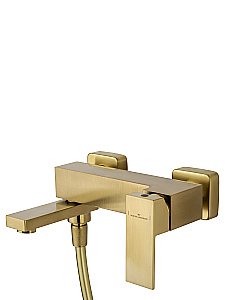 Смеситель для ванны с душем WONZON & WOGHAND CUBE, Брашированное золото (WW-88639016- BG) купить в интернет-магазине сантехники Sanbest