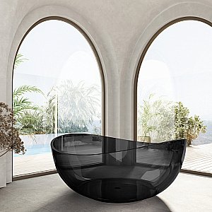 Ванна ABBER Kristall 150х150 AT9705Opal коричневая купить в интернет-магазине Sanbest