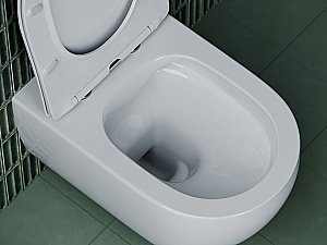 Унитаз подвесной Ceramica Nova Long CN3015 безободковый, с крышкой микролифт купить в интернет-магазине Sanbest