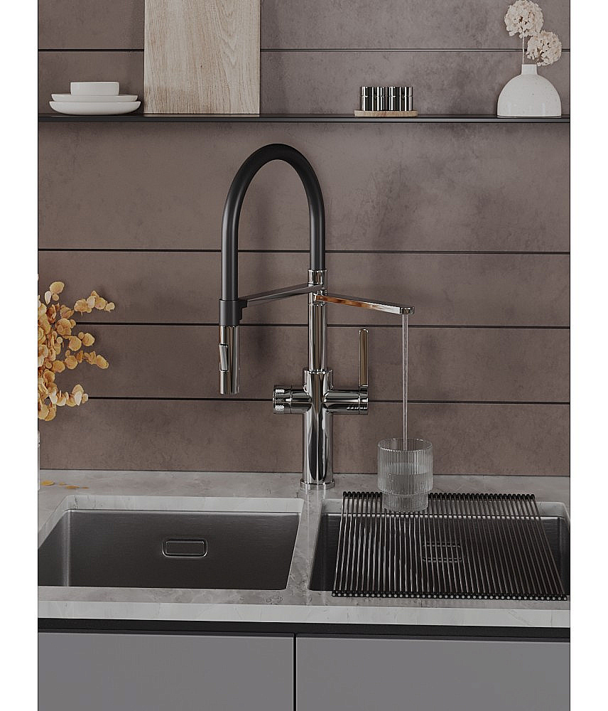 Смеситель для кухни Agger Elegant A3252500 хром глянцевый купить в интернет-магазине сантехники Sanbest