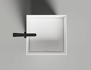 Раковина напольная Salini Armonia SQUARE 01 130521M 45 из искусственного камня S-Stone, белая матовая купить в интернет-магазине Sanbest