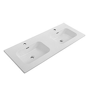 Тумба с раковиной Cezares ECO-CER-N 120 ECO-CER-N-1200-2C-SO-2-BL+CZR-8095-120-2 Bianco Lucido для ванной в интернет-магазине Sanbest