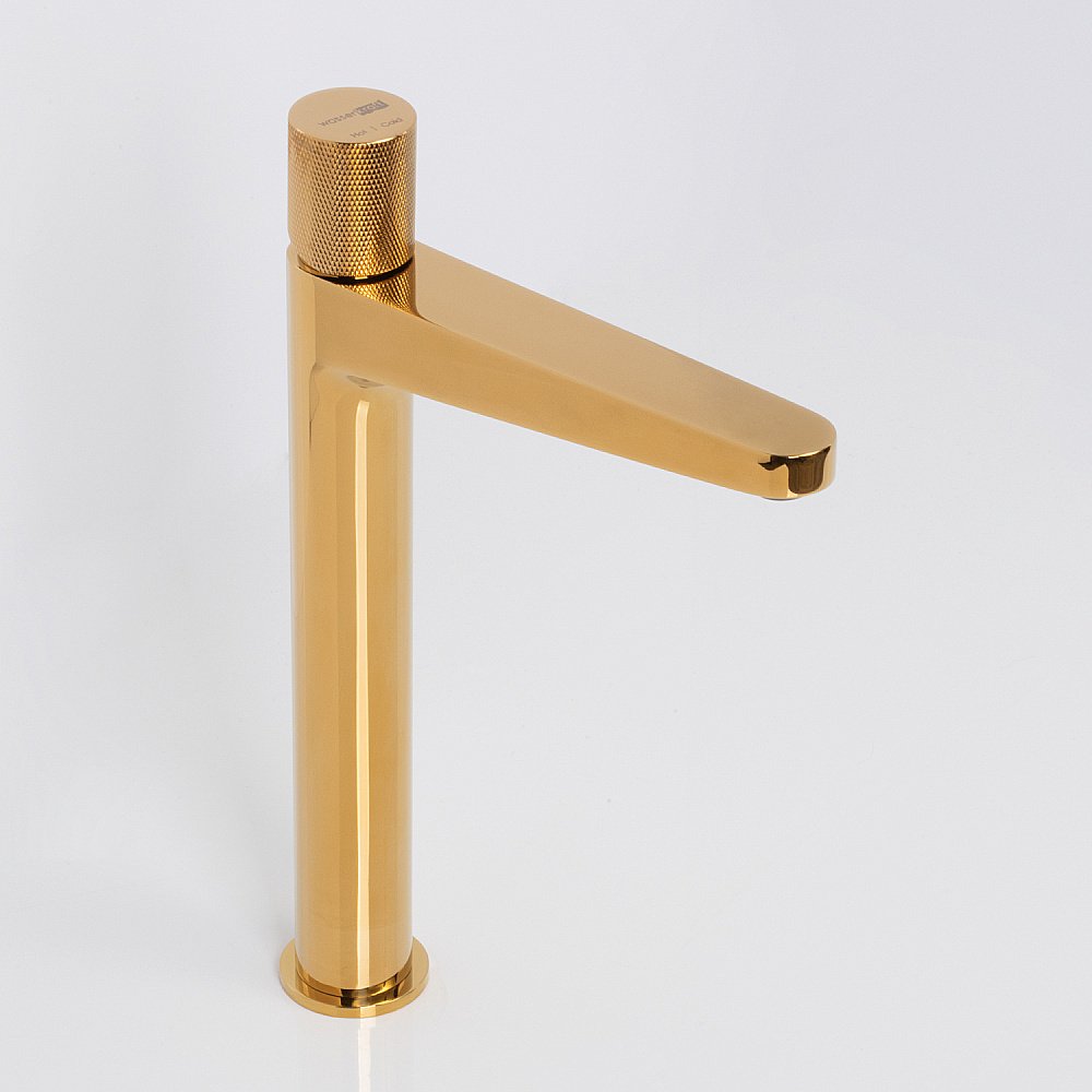 Смеситель для раковины WasserKRAFT Ems 7600 7603H золото купить в интернет-магазине сантехники Sanbest