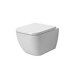 Унитаз подвесной Ambassador Forsa 243K19002RS безободковый, с крышкой микролифт, белый купить в интернет-магазине Sanbest